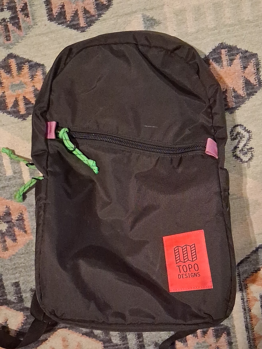 Topo Designs 18L Lightpack Black Excellent Condition Unisex Bag
